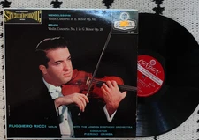 Mendelssohn Bruch Violin Cto Ricci Gamba London CS 6010 BB ffss DG Red Lbl LP