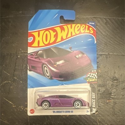 Hot Wheels Bugatti EB110 SS 1:64 Purple Diecast Car HW Race Day Series 1994