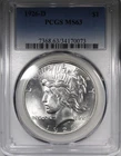 1926-D Peace Dollar PCGS MS63 Better Date $1 Uncirculated