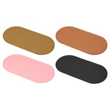 4Pcs Felt Base Shaper 10x5 Inch Bag Bottom Shaper Pad Oval 4 Color