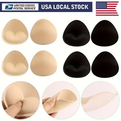 Removable Women'S Push Up Invisible Sponge Bra Pads for Sports & Casual Wear Bra
