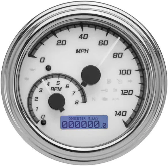 Dakota Digital Serie MVX Fatbob Sistema de Calibre Analógico/Digital - MVX-2004-WG-C Foto 4 de 4