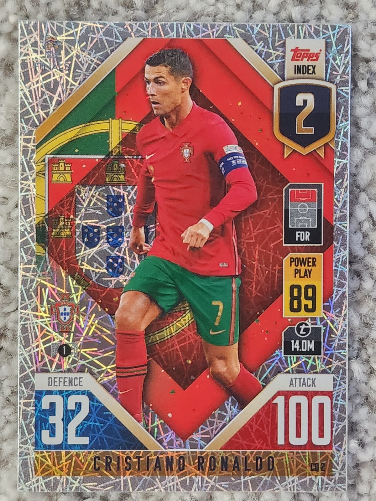 2022 Topps Match Attax 101 Road to UEFA Finals | Cristiano Ronaldo | #CD2