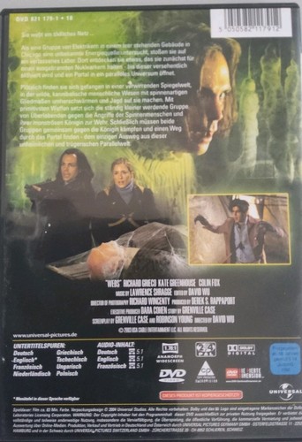 DVD Webs (2004) FSK 16 Science Fiction/Horror mit Richard Grieco & Colin Fox - Picture 2 of 3