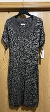 Calvin Klein Gray Heathered Knitted Dress – Size Medium