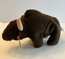 Ty Beanie Baby  Roam the Buffalo  1998 Retired  Plush Toy