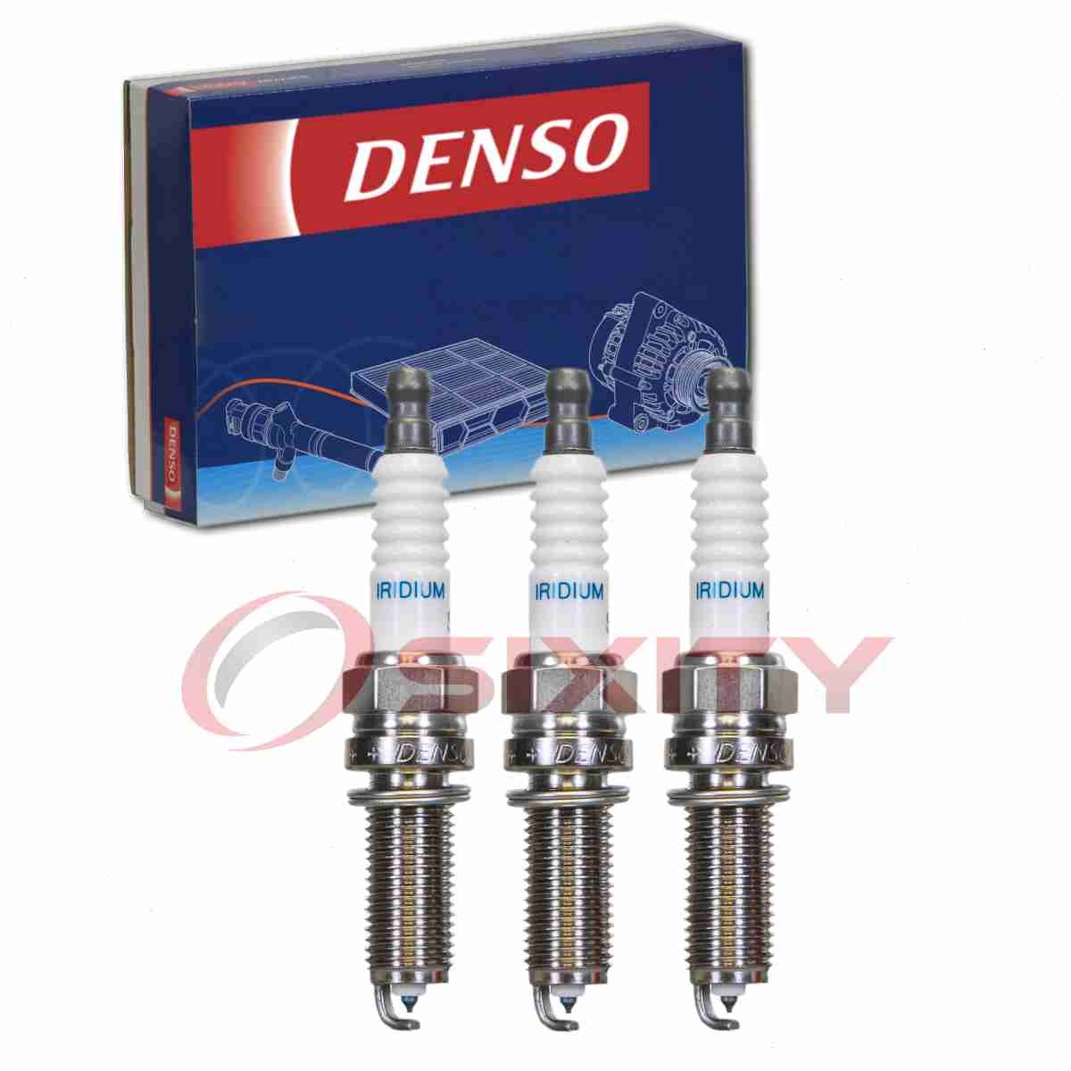 3 pc Denso Spark Plugs for 2008-2015 Smart Fortwo 1.0L L3 Ignition Secondary de