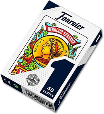 Heraclio Fournier F20984 No. 1 Spanish Playing Cards White 