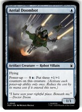 Doombot aéreo 43 común Marvel Super Heroes Magic: The Gathering casi nuevo