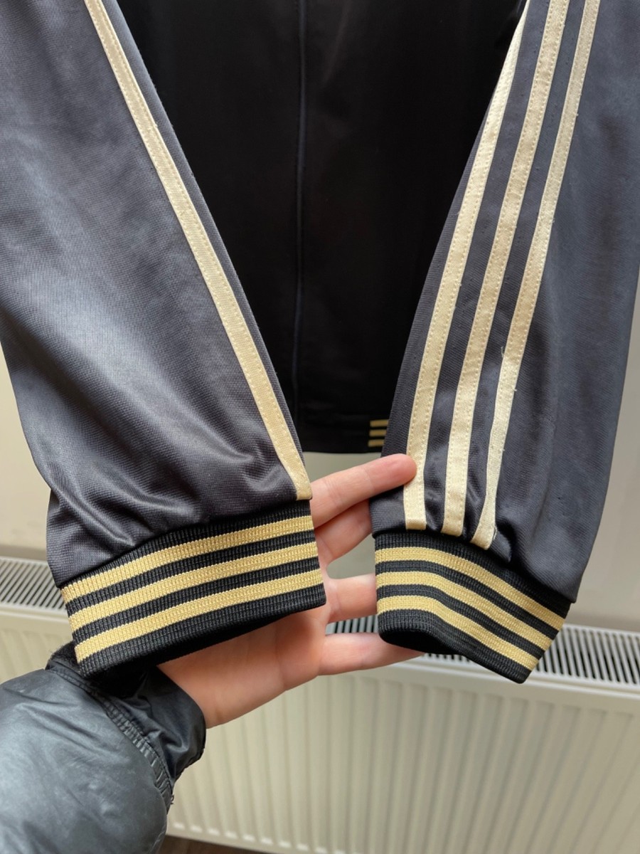 zippered jacket adidas vintage best models black/gold Track Top
