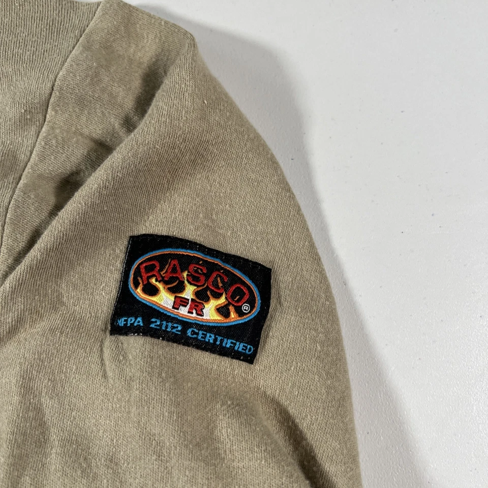 Camisa Rasco FR para hombre talla XL Henley ropa de trabajo resistente al fuego Foto 4 de 4