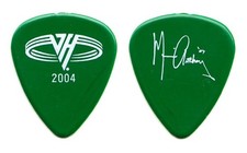 Van Halen Michael Anthony Signature Green Guitar Pick - 2004 Tour