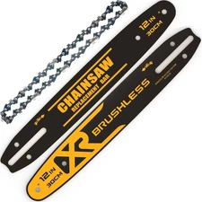 12-Inch DWZCSB12 Chainsaw Guide Bar and DWO1DT612 Saw Chains Combo Compatible...