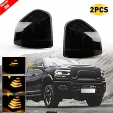 Smoke LED Side Mirror Turn Signal Lights For Dodge Ram 1500 2500 3500 68302828AA