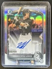 2025 Bowman Draft Kyle Lodise Chrome Auto Refractor 1st Prospect #/499 White Sox