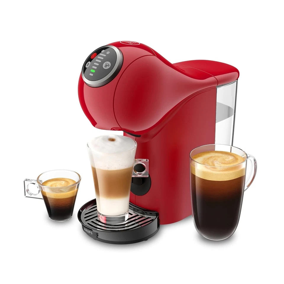 Machine à café à capsules Krups Genio S Plus Rouge 15 bars - Photo 1/4