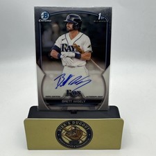 BRETT WISELY 2023 BOWMAN CHROME 1ST RC AUTO #CPA-BW