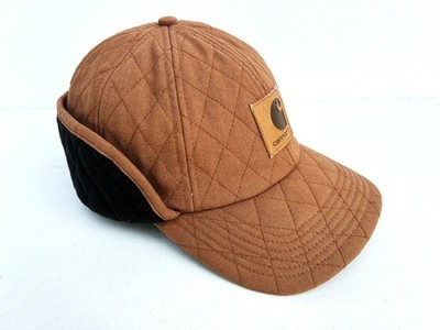 Vintage Carhartt Quilted Work Cap with Flap Ear Warmer -Streetwear -Lumberjack