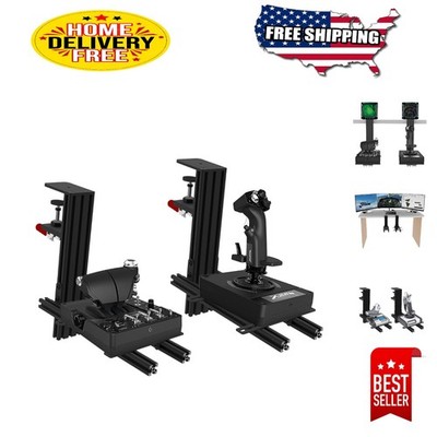 Versatile Desk Mount for Flight Sim Joystick & HOTAS Systems - Ergonomic Support