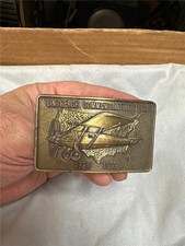 Vintage 1977 Lindberg Commemorative Tour 1927 - 1977 Belt Buckle