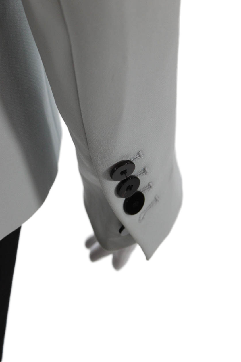 Theory Womens Solid Notch Collar Button Up Blazer… - image 5