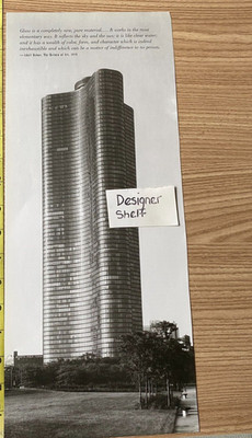 Lake Point Tower Building Chicago Illinois Black & White Book Photograph