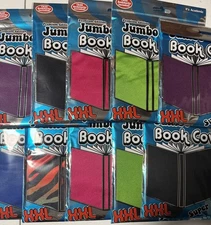 Lot of 10 Premium Edition Jumbo Book Covers XXL Fits books up to 10" X 15"