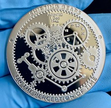 Shifting Gears on the Perception of Time - Chautauqua Silver Works 1 oz Proof 113.60 per troy oz