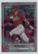 2022 Topps Chrome Sonic Aqua & Pink Pulse Refractor /199 Trey Amburgey #61 2f9