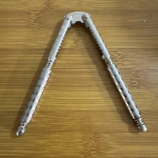 Vintage HMO Metal Nut Cracker Tool 5” Long Metal Heavy Duty Old Fashioned Thick