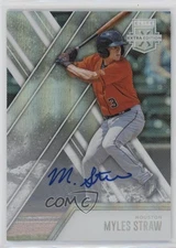 2017 Panini Elite Extra Edition Auto Myles Straw #111 Auto 08jk