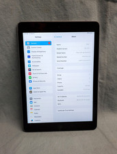 Apple iPad 5th Gen 128GB Space Gray 9.7" MP2H2LL/A WiFi Only  2483