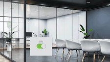 PDLC-Folie - PLUS Schaltbar für Glas, DIMMBA...