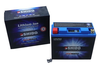 For SHIDO BATTERY MOTO LITHOWE LT12B-BS LION-S- BATTERY LIFEPO4 SHIDO MOTO.12V 5AH/3
