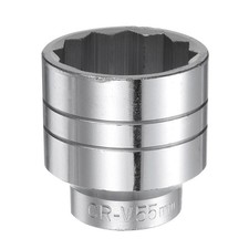 55mm 12 Point Shallow Socket 34 Drive Standard Metric Cr-v 55mm 12 Point Shallow Socket 34 Drive Standard Metric Cr-v