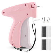 Tagging Gun for Clothing with 1000 Fasteners and 5 Needles–Garment Tag Attacher