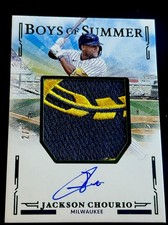 2025 Panini Boys Of The Summer Jackson Chourio Patch Auto  2/5