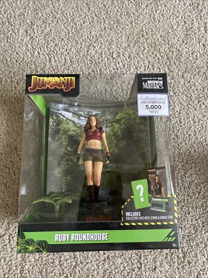 Mcfarlane Toys Movie Maniacs Ruby Roundhouse Jumanji Brand New