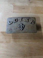 Vintage Loisa Brass Belt Buckle