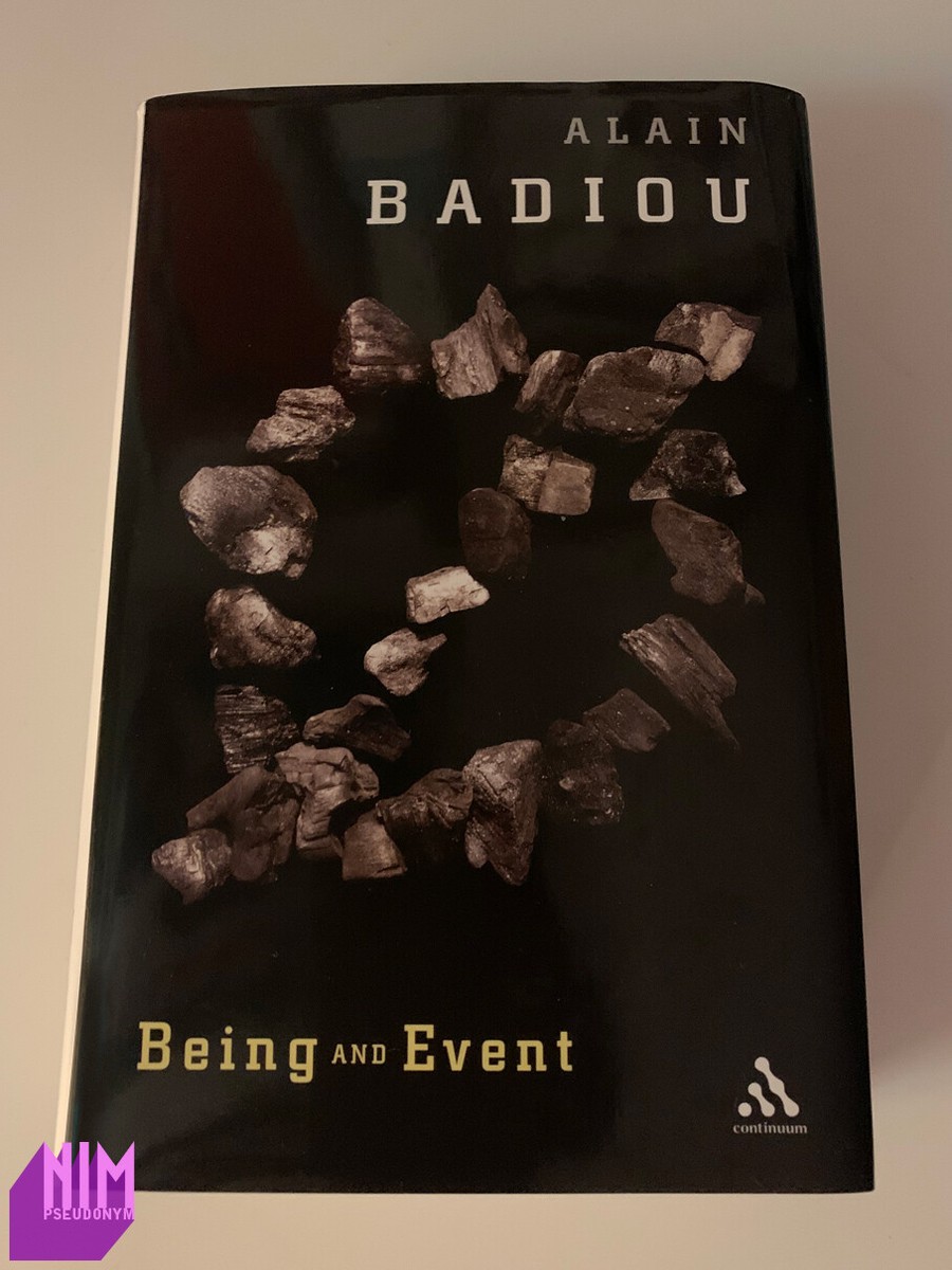 Alain Badiou Being and Event Hardback Philosophy Continuum | eBay UK