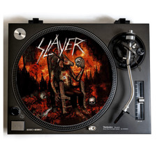 SLAYER Turntable Slipmat for Vinyl Records 12 DJ Slip Mat heavy Metal vinyls