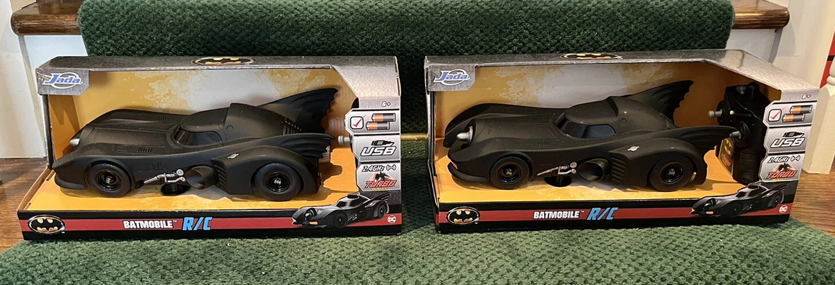 Jada Toys Batman 1989 Batmobile RC Remote Control Car USB 2.4GHz 1