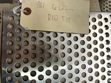 *DAMAGED* Aluminum Perforated Sheet 2m x 1m x 2mm R10 T15