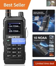 Multi-Band Communication Radio with Digital Display - 999 Channels & Long Range