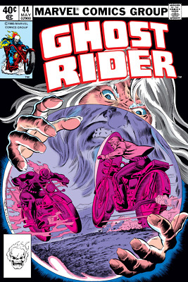 Ghost Rider Comic Book Poster Issue 44 Crystal Ball Johnny Blaze | eBay