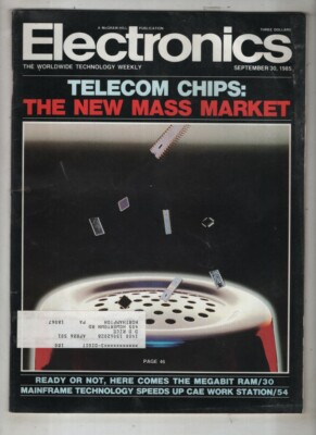 Electronics Mag Telecom Chips Megabit Ram September 30 1985 010522nonr