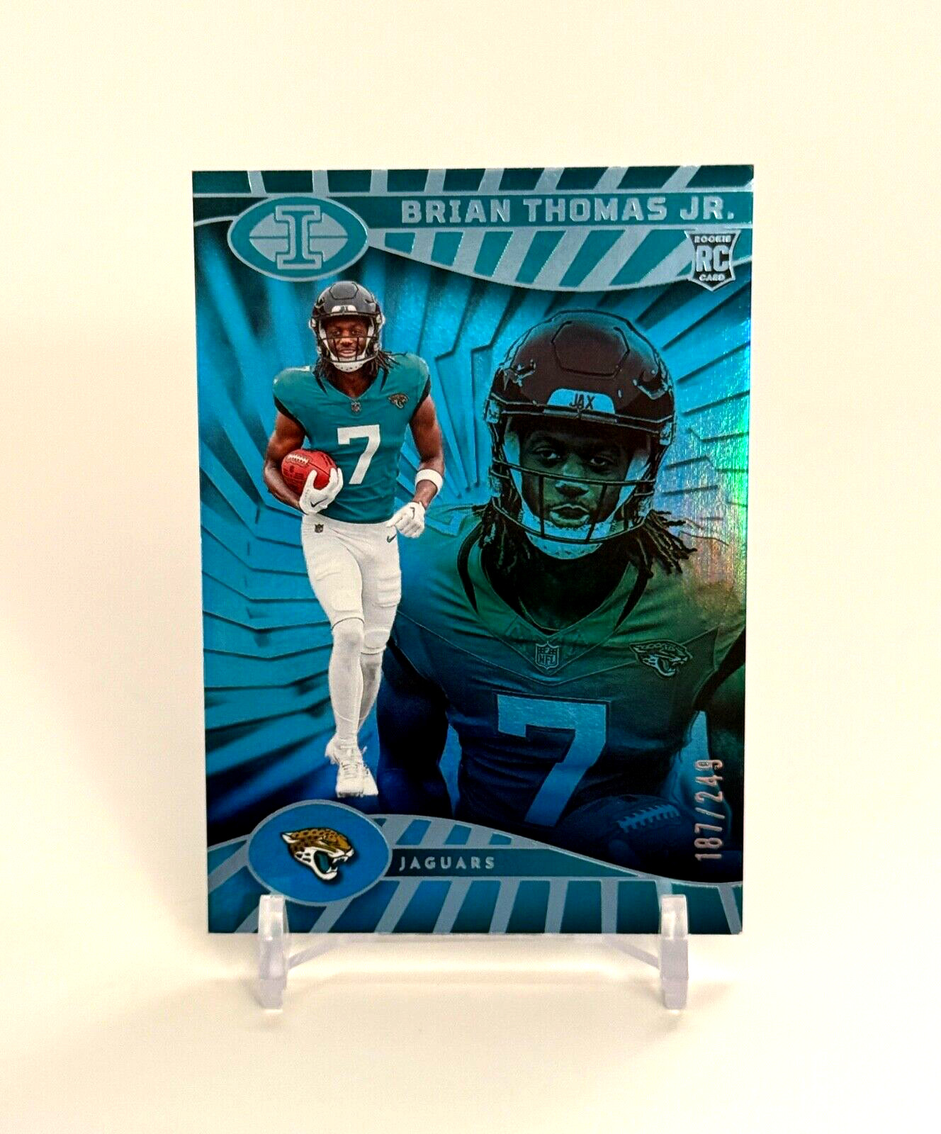 Brian Thomas Jr. Rookie Light Blue /249 2024 Panini Illusions #41 Jaguars RC