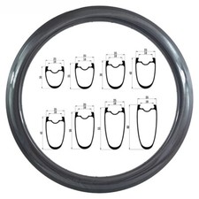 700c Carbon Road Bike Wheel Clincher Tubeless Bicycle Rims Matte Glossy Finish 700c Carbon Road Bike Wheel Clincher Tubeless Bicycle Rims Matte Glossy Finish