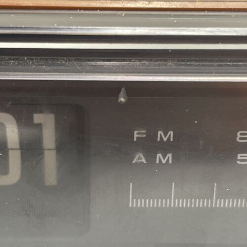 Radio sveglia vintage Panasonic RC 6015 flip Ritorno al futuro testata -senza luce - Foto 3 di 7
