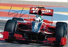 Lucas Di Grassi "Virgin" autograph signed 20x30 cm picture